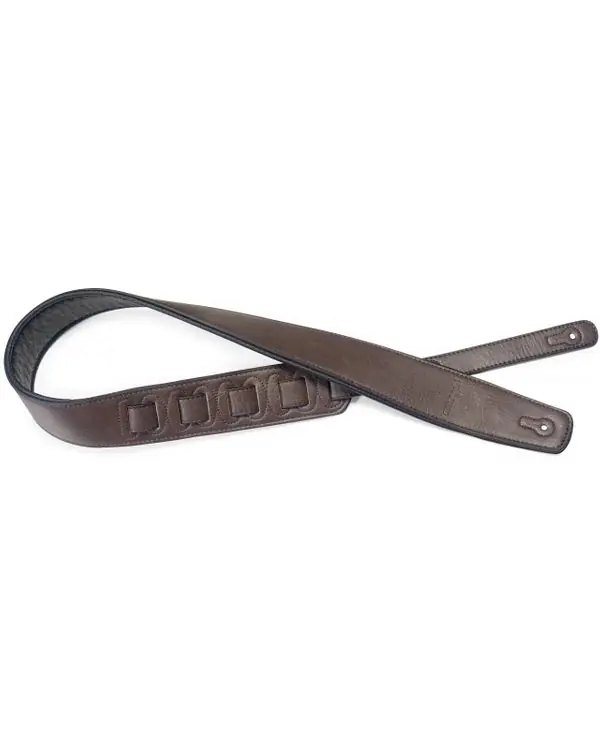 Acheter En Ligne STAGG SPFL 30 DBRW COURROIE REMBOURREE EN SIMILICUIR BRUN FONCE