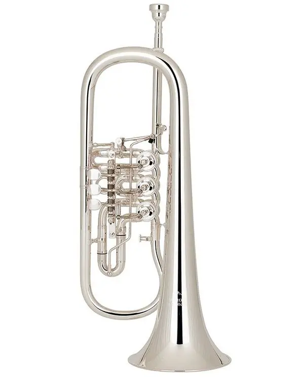 Affaire À Saisir MIRAPHONE 25 1102A100 BUGLE A PALETTE ARGENTEE - Avec housse