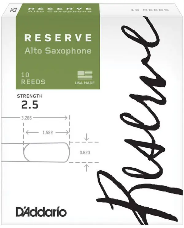D‘ADDARIO ORGANIC RESERVE ANCHES SAXOPHONE ALTO 2.5 Achat Immédiat