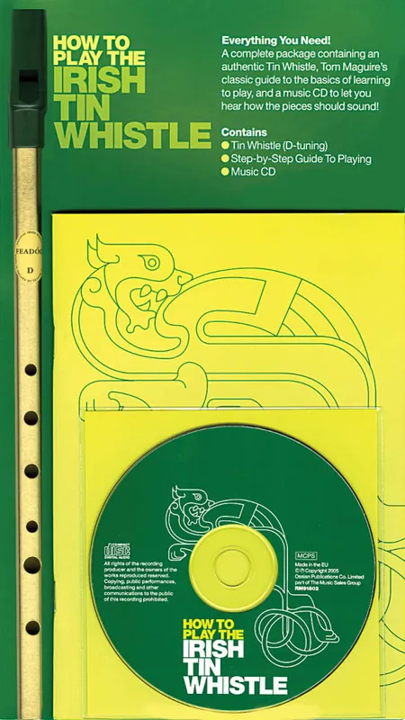 Ossian Publicatons How to Play the Irish Tin Whistle - Maguire - Book/CD/Whistle Haute Qualité