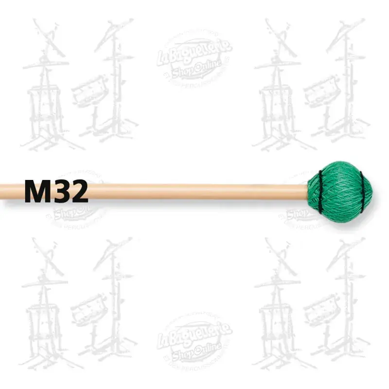 VIC FIRTH M32 Mailloche Terry Gibbs Medium Hard Paiement Sécurisé