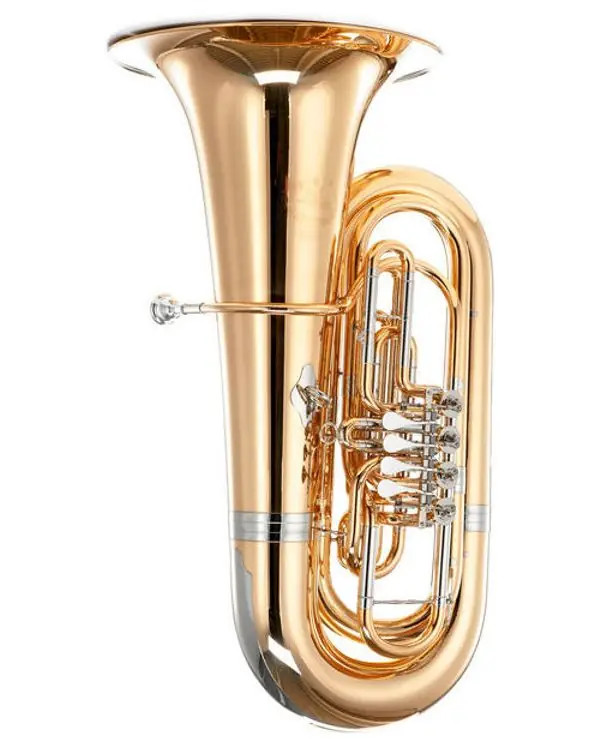B&S GR55-L "PT-600" TUBA SIB 4 PALETTES VERNI avec housse Vente Directe