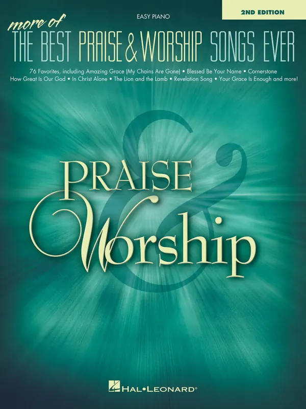 Dernier Modèle Hal Leonard More of the Best Praise & Worship Songs (2nd Edition) - Easy Piano - Book