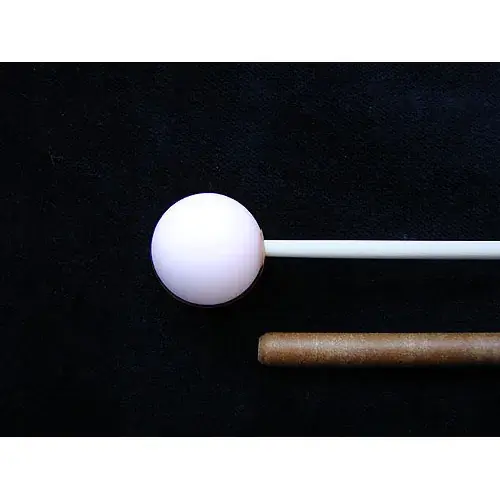 VIBRAWELL X1F Mailloche Xylophone Fibre Paire Delrin Blanc Ex-hard 25mm Promotion