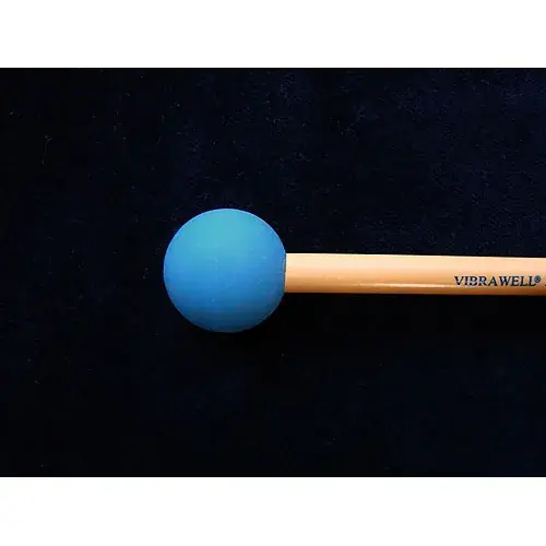 VIBRAWELL X3R Mailloche Xylophone Rotin Paire Caoutchouc Bleu Hard 25mm Paiement Sécurisé