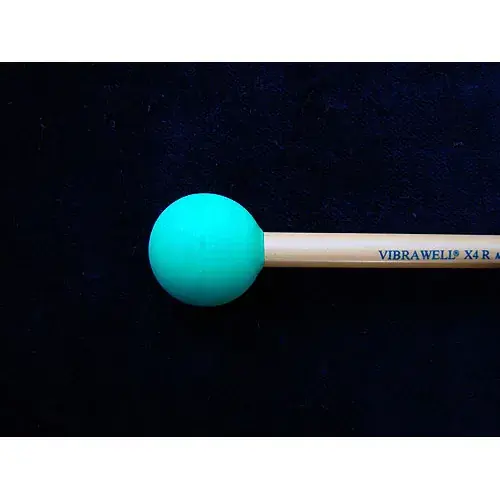 Solde VIBRAWELL X4R Mailloche Xylophone Rotin Paire Caoutchouc Vert Medium 25mm