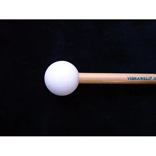 VIBRAWELL X1R Mailloche Xylophone Rotin Paire Delrin Blanc Ex-hard 25mm Must-Have