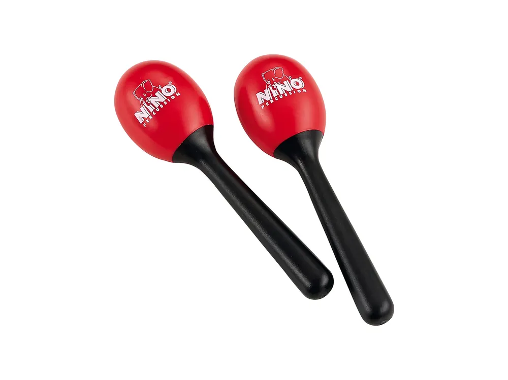 Maracas Nino Plastique Ovales - Red Prix Choc