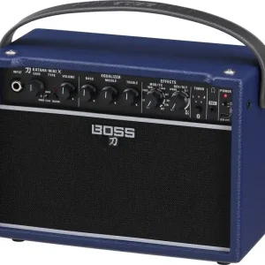 Acheter En Ligne BOSS Katana-Mini X Guitar Amplifier - Blue