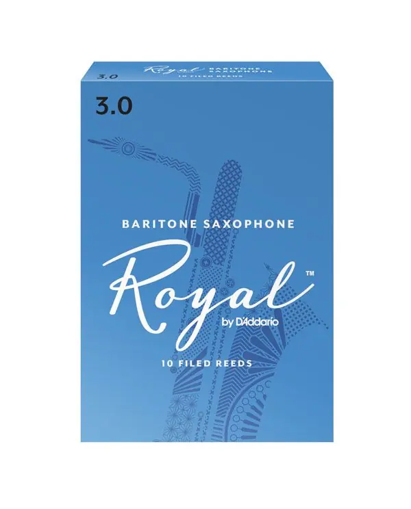 Prix Réduit ROYAL BY D‘ADDARIO ANCHES SAXOPHONE BARYTON 3 - Boite de 10