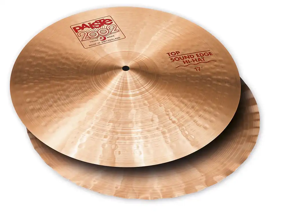 Top Vente PAISTE 2002 17" Sound Edge Hi-hat