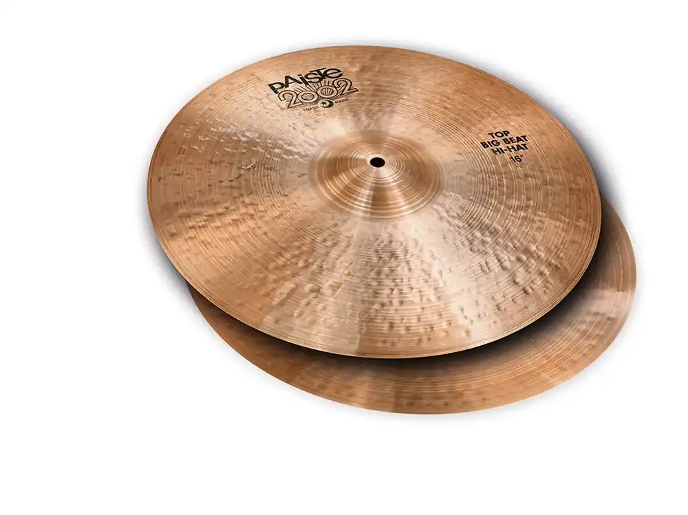 PAISTE 16" 2002 Black Big Beat Hi-hat Prix Bas