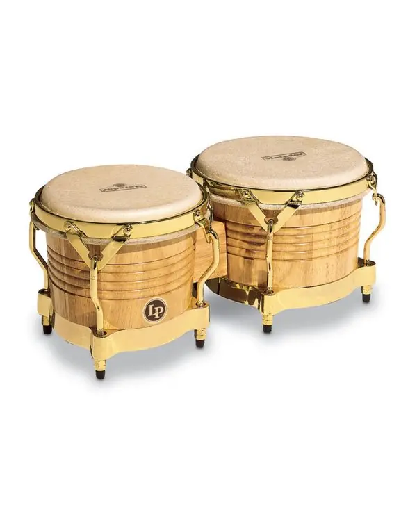 Bon Marché LATIN PERCUSSION M201-AW BONGOS MATADOR BOIS NATUREL - 7,25" & 8,625"
