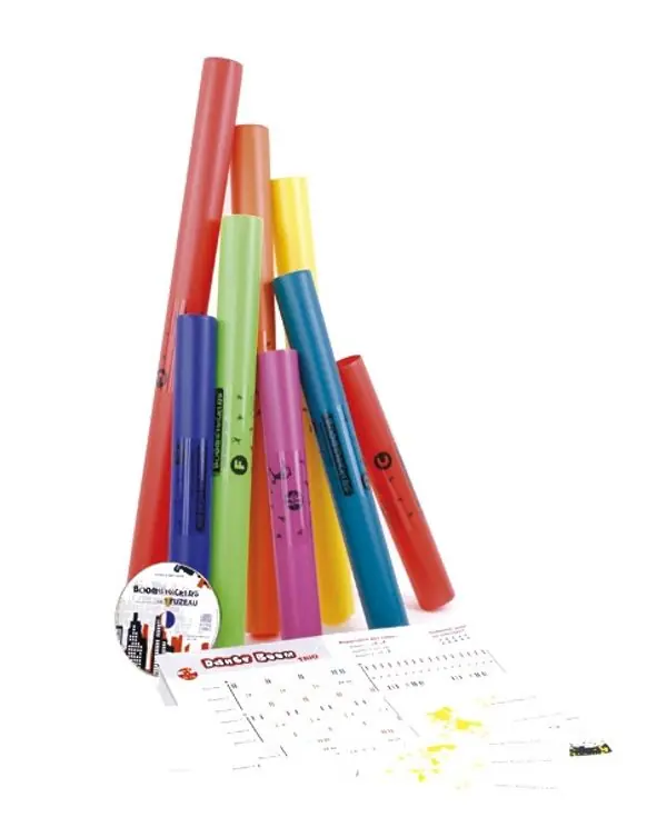 Offre Spéciale BOOMWHACKERS PACK (8 tubes+15 fiches+cd audio) / FUZEAU