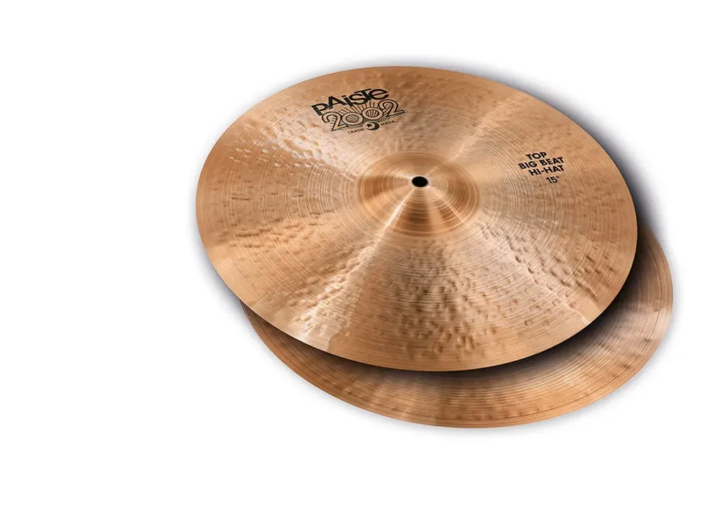 Seulement Aujourd'hui PAISTE 2002 15" Black Big Beat Hi-hat