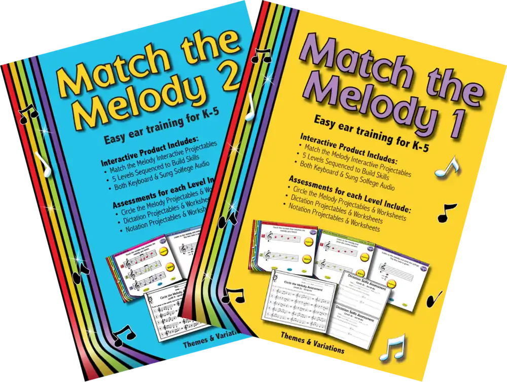 Themes & Variations Match the Melody 1 and 2 - Gagne - Classroom - Books/Media Online Acheter Direct
