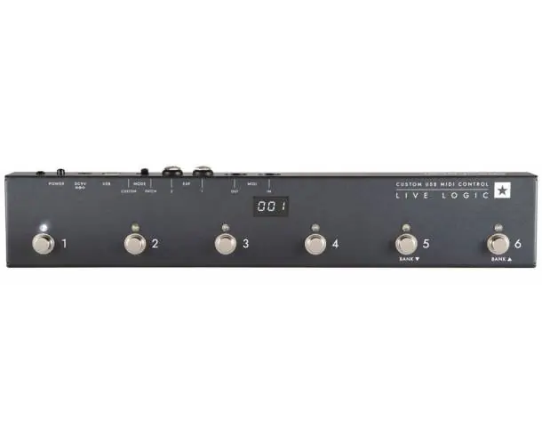 Super Prix LIVE LOGIC 6-BUTTON MIDI FOOT CONTROLLER