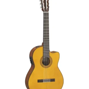 Acheter En Ligne YAMAHA CGX122MSC GUITARE CLASSIQUE ELECTRO NATURELLE - Table Epicéa