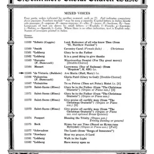 Dernier Modèle G. Schirmer Inc. Ave Maria - Victoria/Baldwin - Choral Octavo - SATB A Cappella