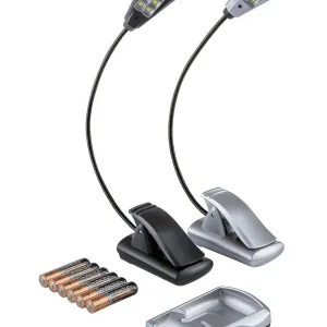 K&M 12289 PACK DE 2 LAMPES 6 LEDs POUR PUPITRE - Avec clip magnétique Top Vente