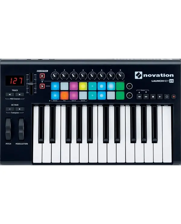 NOVATION LAUNCHKEY-25-MK3 CLAVIER MAITRE 25 TOUCHES & 16 PADs Expédition Rapide