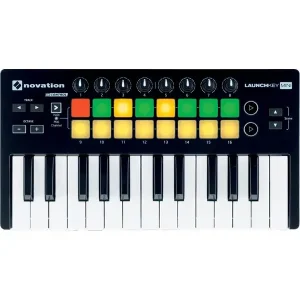 NOVATION LAUNCHKEY-MINI-MK3 CLAVIER MAITRE 25 MINI-TOUCHES & 16 PADs Achetez Aujourd'hui