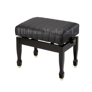 HIDRAUMODEL BC38 BANQUETTE DE CONCERT ERGONOMIQUE NOIR/CUIR NOIR Quantité Limitée