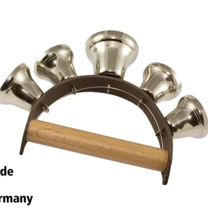 Nouveauté Grelots Rohema Poignee Cuir - 5 Clochettes