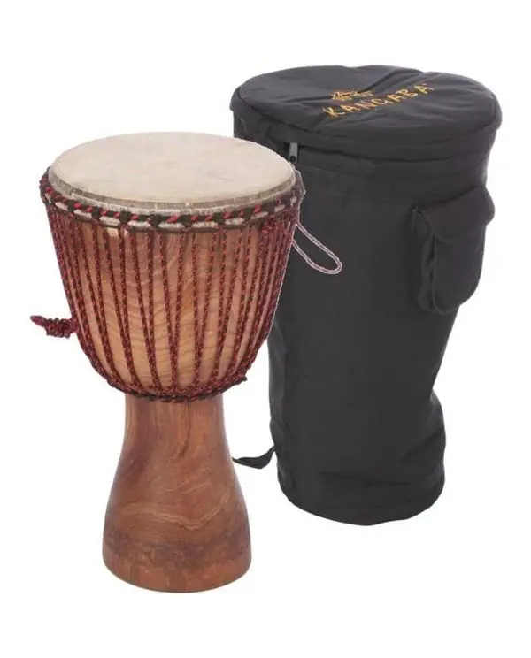KANGABA DJEMBE MALI MOYEN (Diam 28/30 cm - H. 50/52 cm) + Housse Achat Immédiat