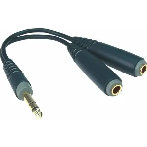 KLOTZ AYB-1 ADAPTATEUR REPARTITION CASQUE 1 JACK MALE /2 JACK FEMELLE Retour Gratuit