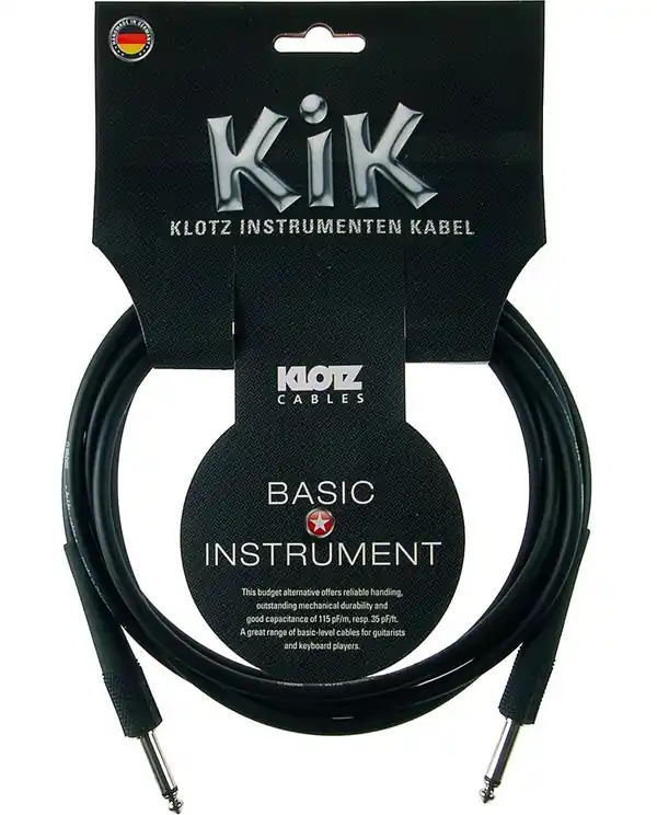 KLOTZ KIK3.0PPSW CABLE JACK MONO/JACK MONO 3m Must-Have