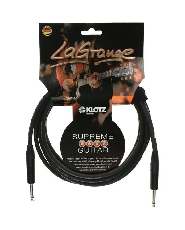 KLOTZ LAGPP0600 "LAGRANGE" CABLE JACK MONO/JACK MONO 6m Soldes