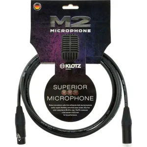 KLOTZ M2FM1-0500 CABLE XLR MALE/XLR FEMELLE 5m Paiement Sécurisé
