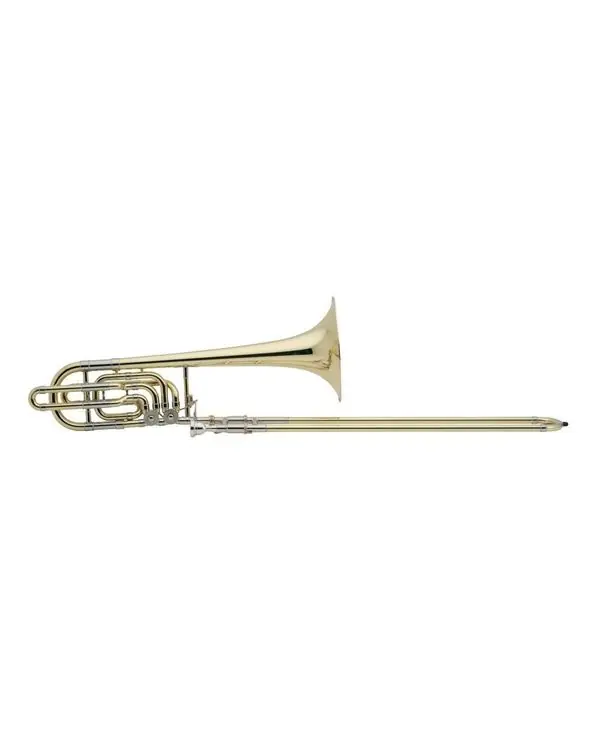 BACH LT50B3G TROMBONE BASSE COMPLET VERNI - Pavillon rose avec étui Authentique
