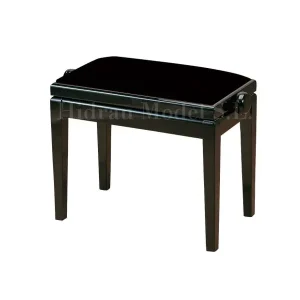 Bon Plan HIDRAUMODEL BG1M BANQUETTE PIANO PIEDS COLLES NOIR BRILLANT/VEL. NOIR