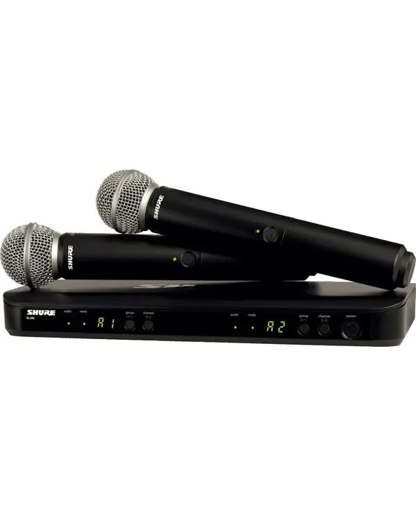 SHURE BLX288E-SM58-M17 SYSTEME COMPLET SANS FIL 2 MICROS SM58 Solde