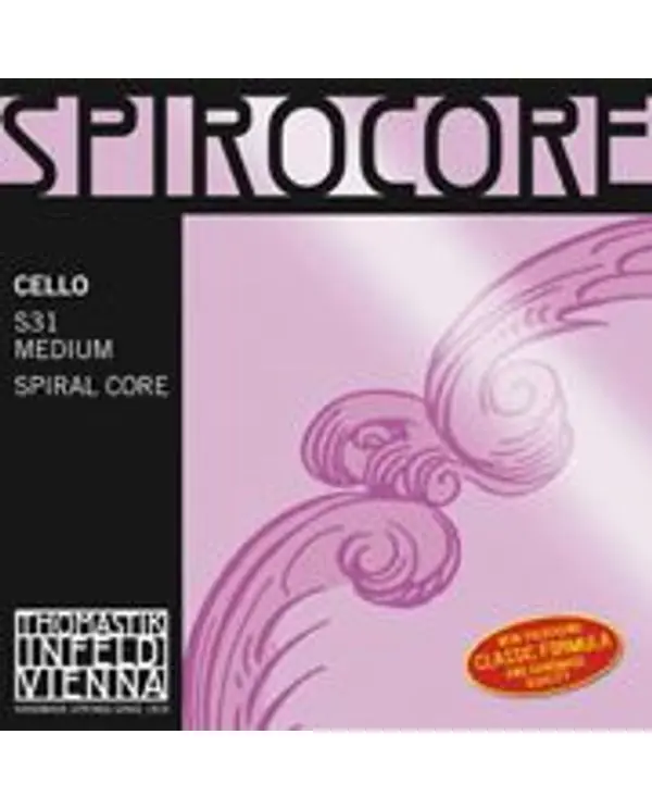Acheter Direct THOMASTIK SPIROCORE CELLO 1/2 - "moyen" JEU