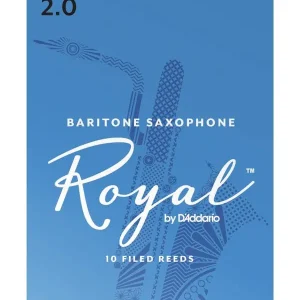 ROYAL BY D‘ADDARIO ANCHES SAXOPHONE BARYTON 2 - Boite de 10 Prix Cassé