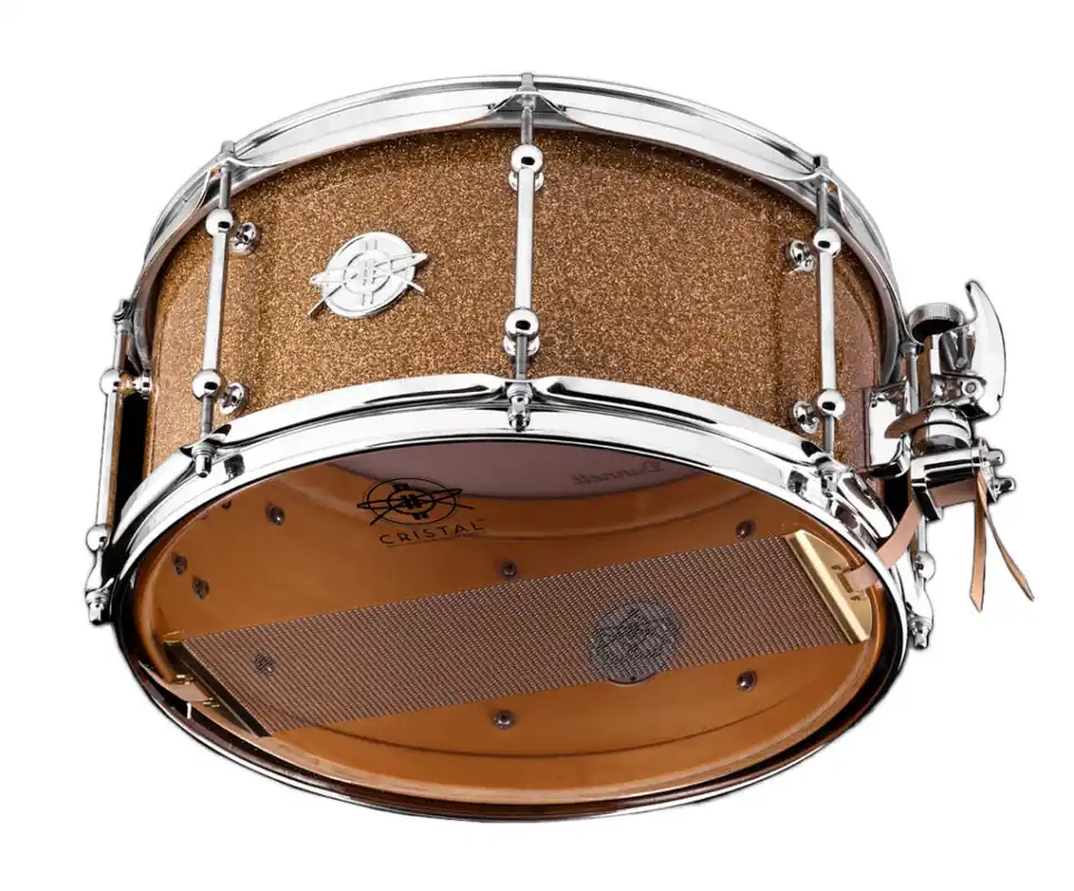 Meilleur Choix Dunnett Classic StereoPly 7x14‘‘ Snare Drum - Bronze Sparkle
