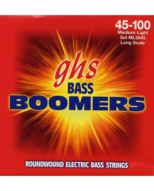 Produit De Marque GHS 3045ML BOOMERS JEU CORDE BASSE ELECTRIQUE - MEDIUM LIGHT 45-100