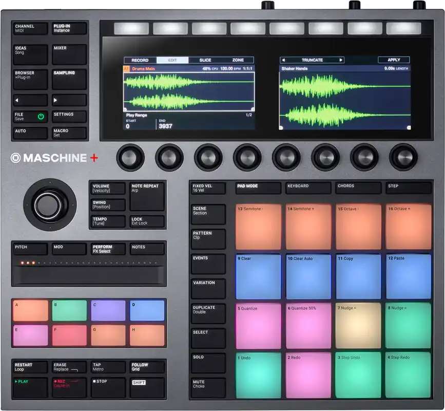 Dernier Modèle Native Instruments MASCHINE+ Standalone Music Production System