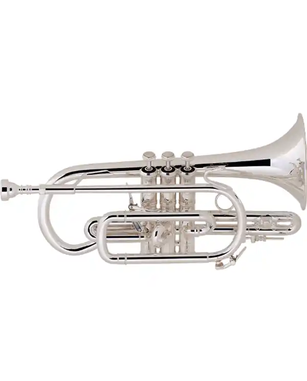 Pas Cher BACH STRADIVARIUS 184S CORNET SIB ARGENTE avec étui et embouchure