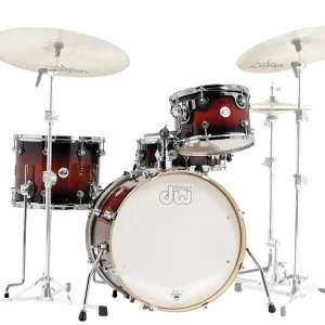Drum Workshop Design Series Frequent Flyer 4-Piece Shell Pack (12,14,20,SD) - Tobacco Prix Réduit