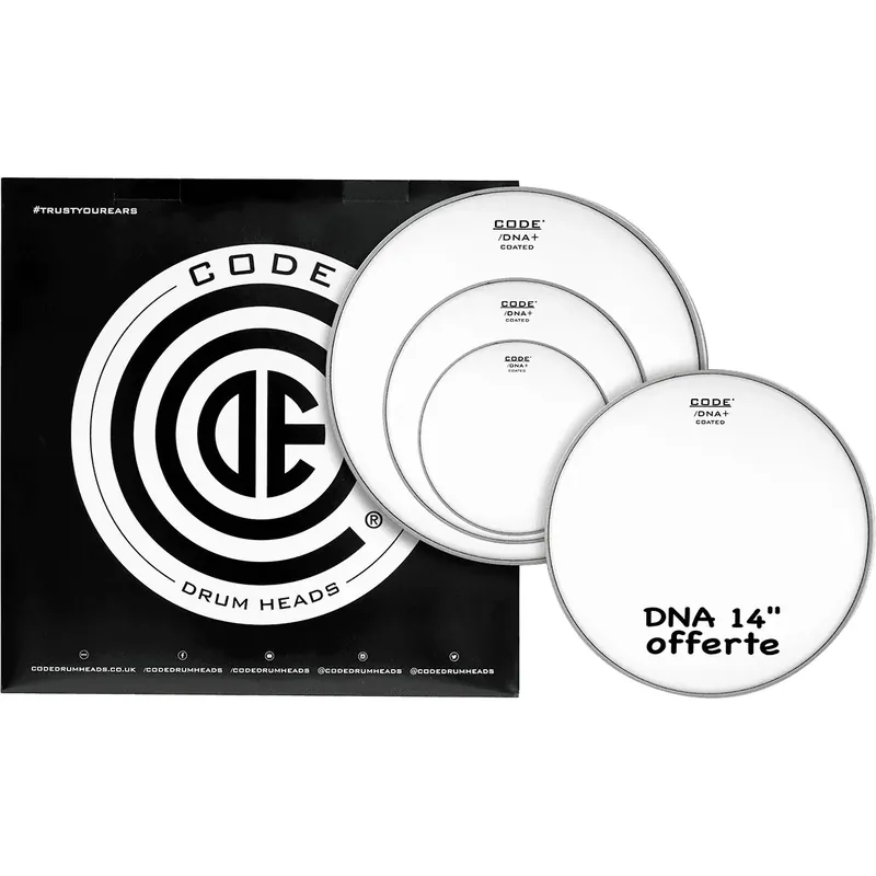Commander Maintenant Pack CODE Dna 10"/12"/16" Coated + Dna 14" Coated