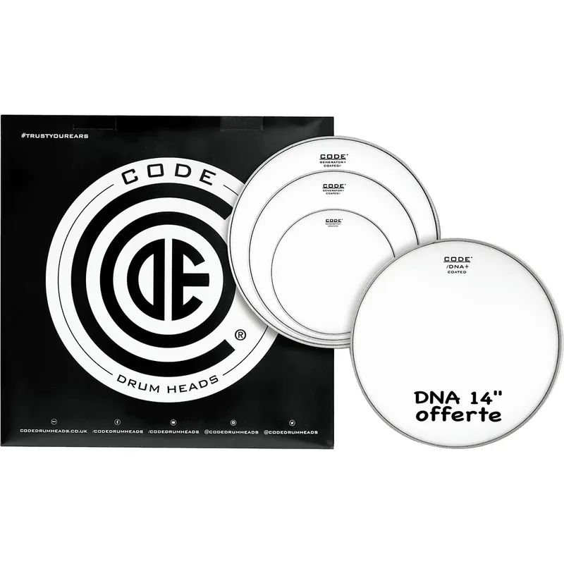 Pack CODE Generator 10"/12"/16" Coated + Dna 14" Coated Top Vente