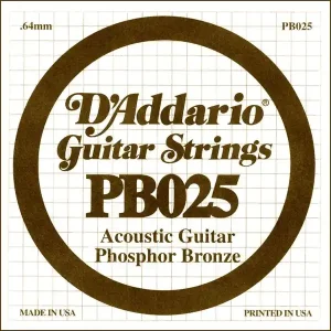 D‘ADDARIO PB025 PHOSPHORE BRONZE Expédition Rapide