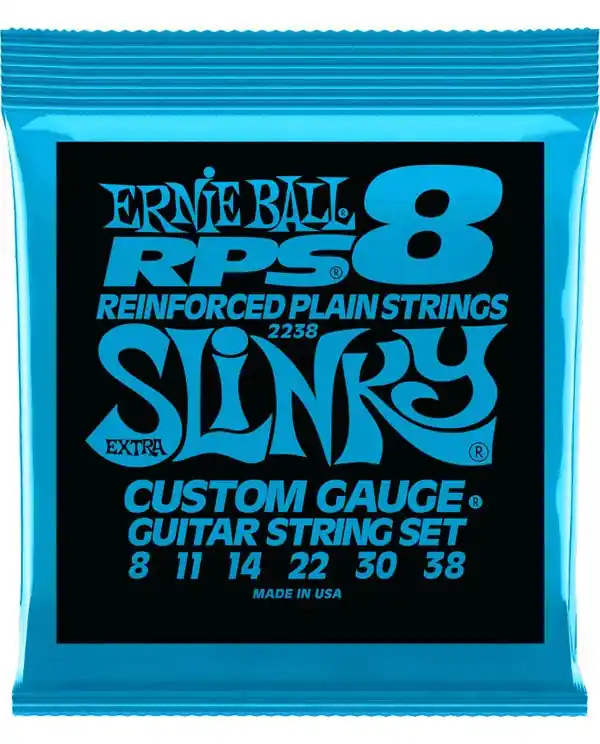 Usine Directe ERNIE BALL 2238 RPS EXTRA SLINKY JEU CORDES GUITARE ELECTRIQUE 08-38