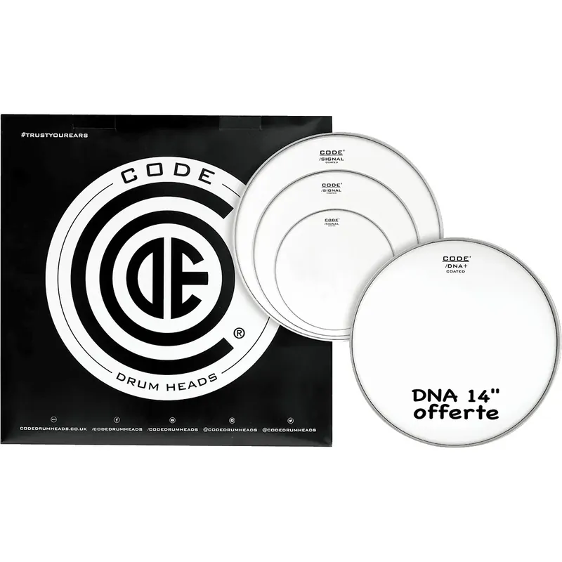 Pack CODE Signal 12"/13"/16" Coated + Dna 14" Coated Expédié Aujourd'hui
