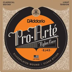 D‘ADDARIO EJ43 PRO ARTE NYLON CORE JEU GUITARE CLASSIQUE - FAIBLE Offre Exclusive