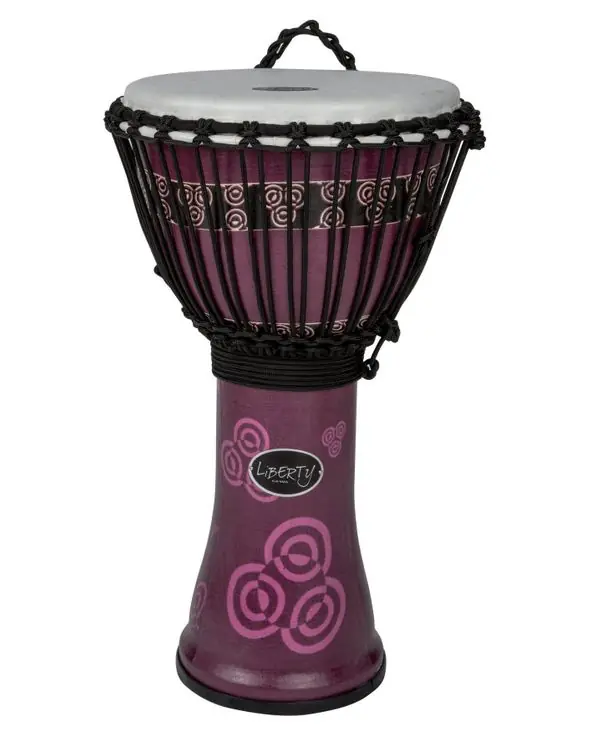 GEWA LIBERTY R10 DJEMBE EN PVC 10" ACCORD PAR CORDES BALI PURPLE Meilleure Vente